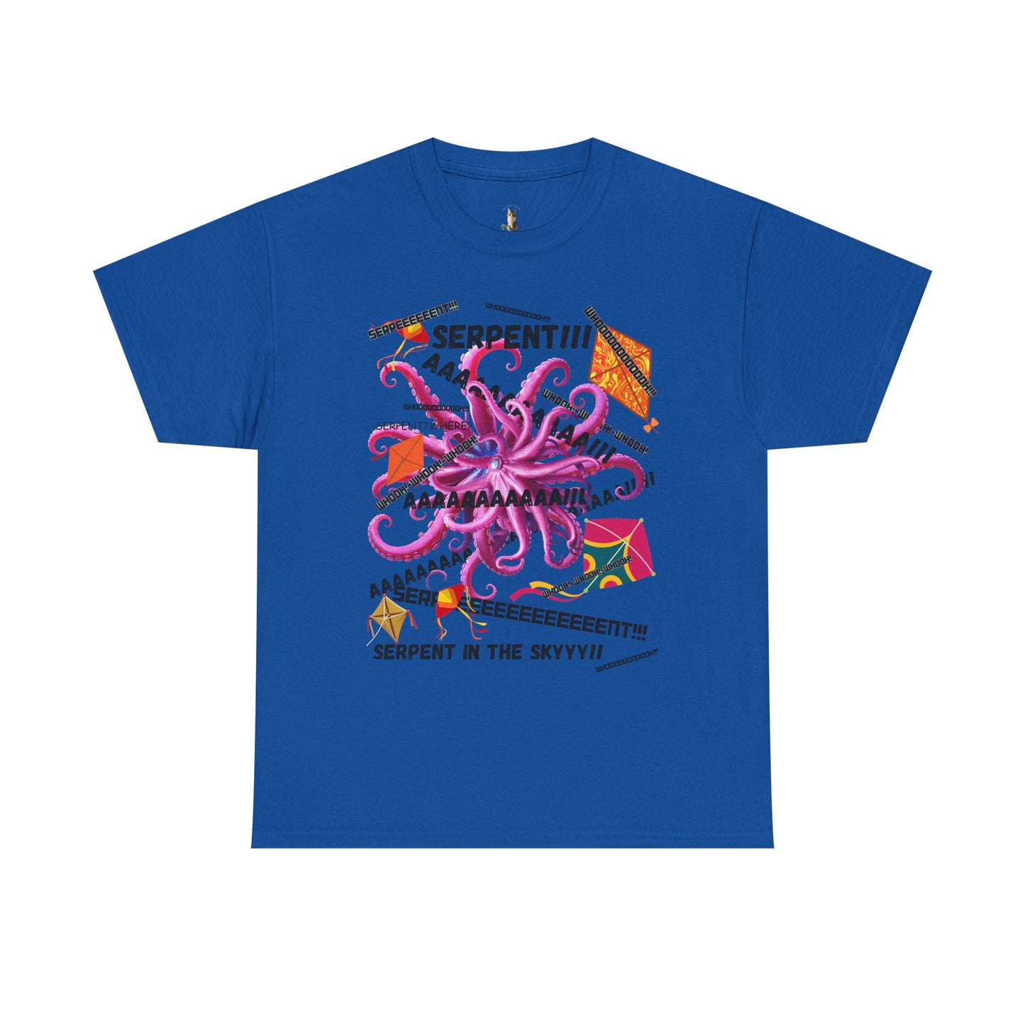 Serpent! Whimsical Octopus Tee, Fun Graphic Tee, Nautical Vibe Shirt, Gift for Sea Lovers, Trendy Unisex Cotton T-Shirt