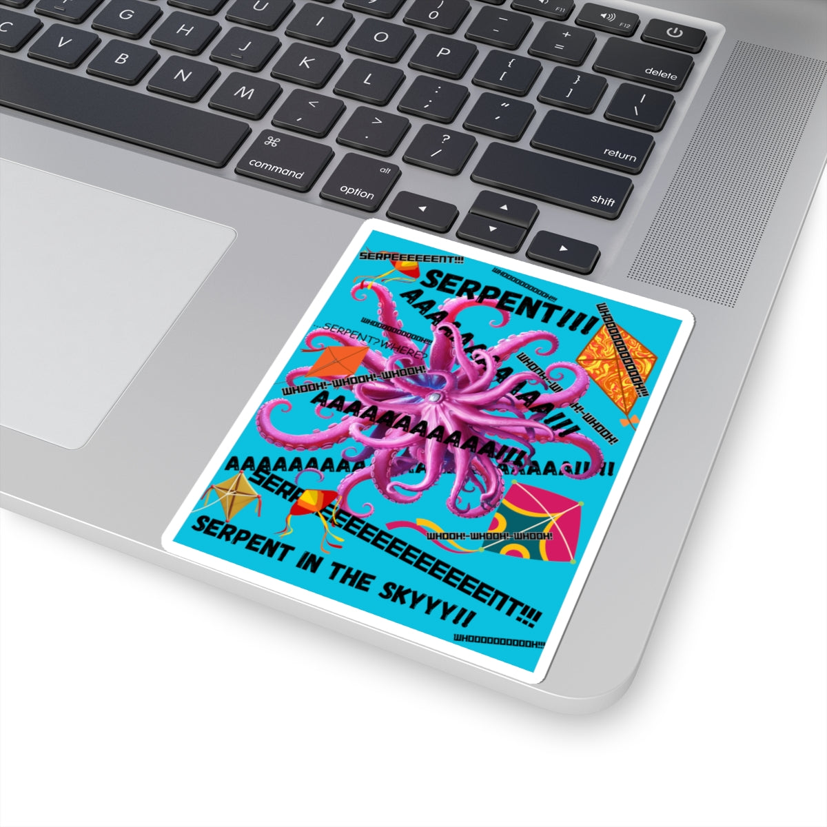 SERPENT!! (Sticker)\ Whimsical Octopus Sticker, Kite Fair Chaos