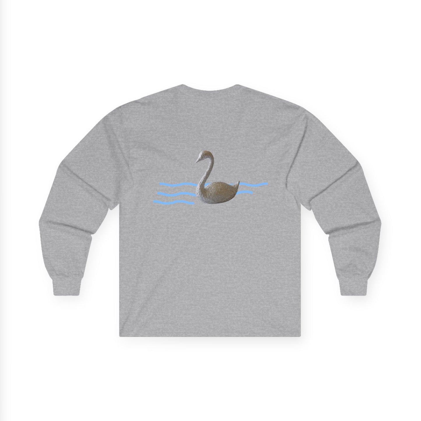 Cillie Swan Long Sleeve\Swan Graphic Long Sleeve Tee for Nature Lovers