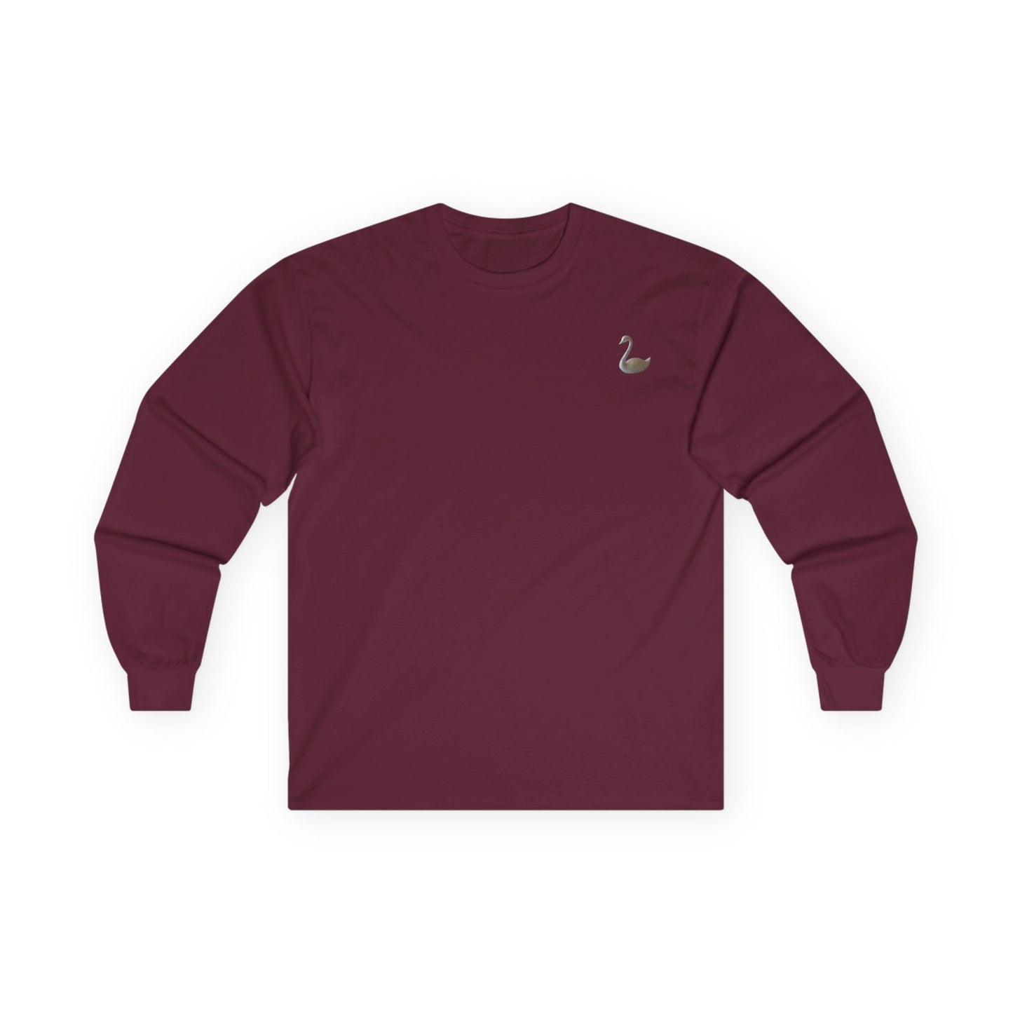 Cillie Swan Long Sleeve\Swan Graphic Long Sleeve Tee for Nature Lovers