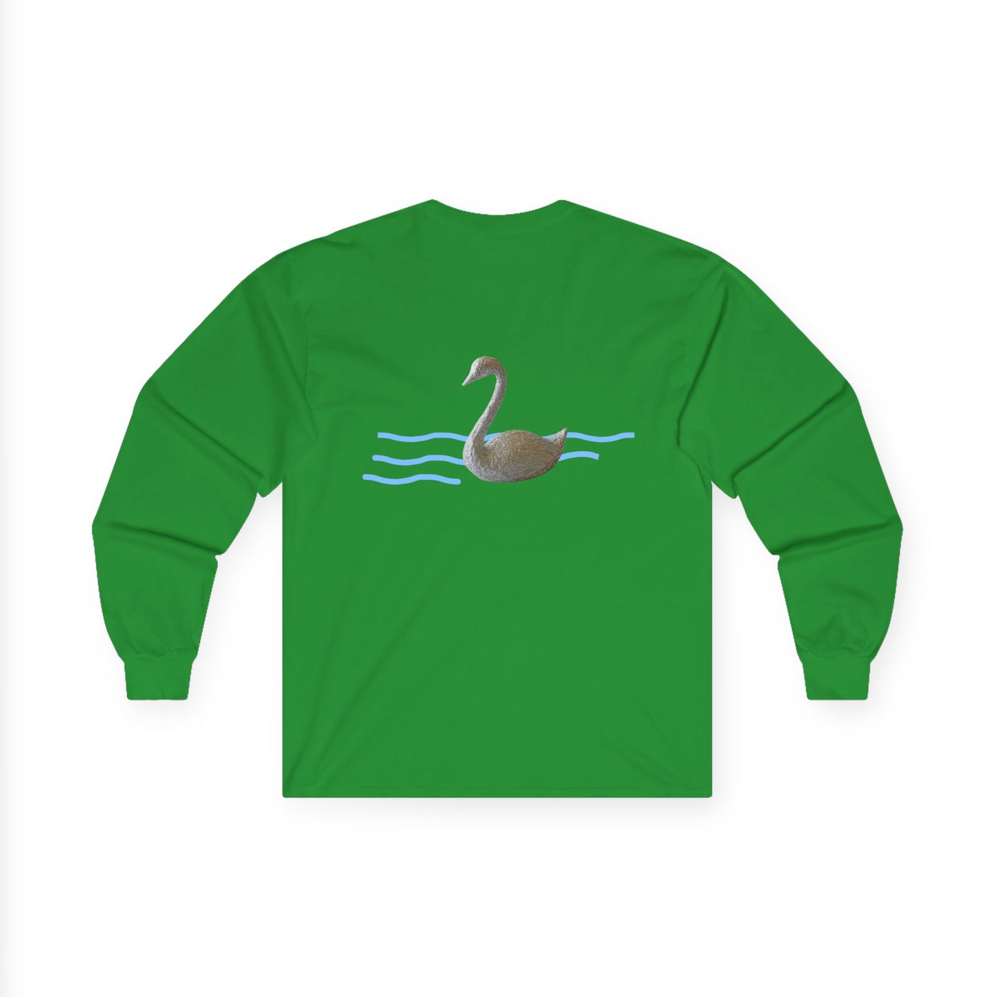 Cillie Swan Long Sleeve\Swan Graphic Long Sleeve Tee for Nature Lovers