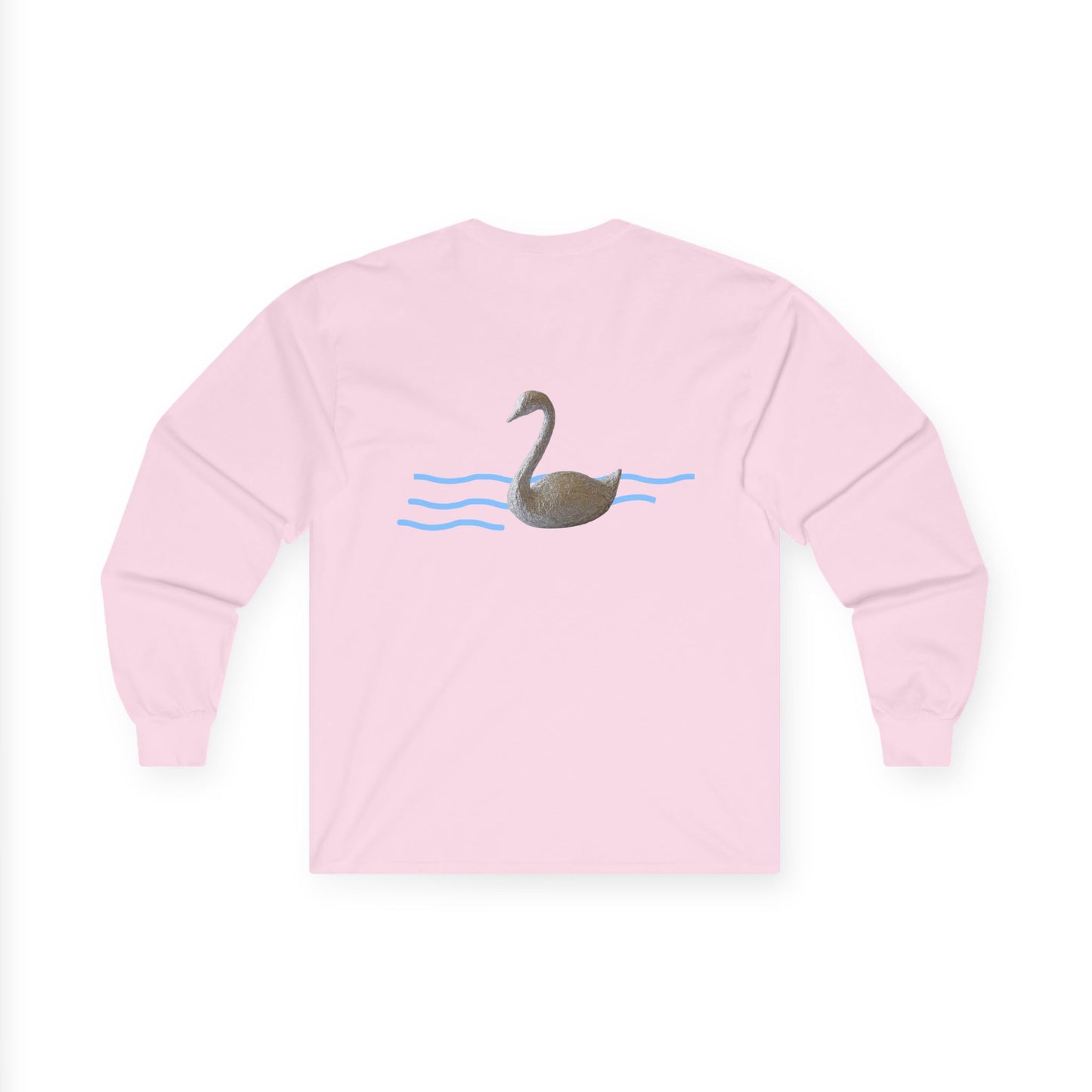 Cillie Swan Long Sleeve\Swan Graphic Long Sleeve Tee for Nature Lovers