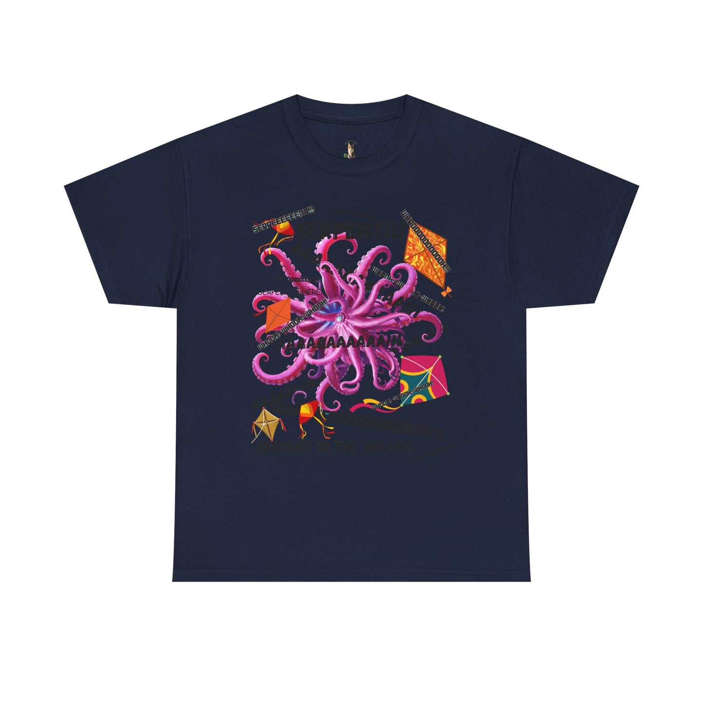 Serpent! Whimsical Octopus Tee, Fun Graphic Tee, Nautical Vibe Shirt, Gift for Sea Lovers, Trendy Unisex Cotton T-Shirt