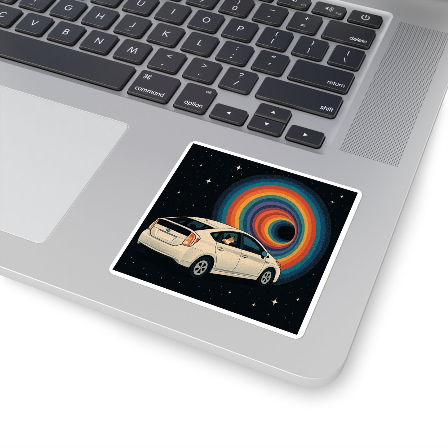 Vibrant Cosmic Square Stickers - Perfect for Laptops, Water Bottles, Gifts, and Decor