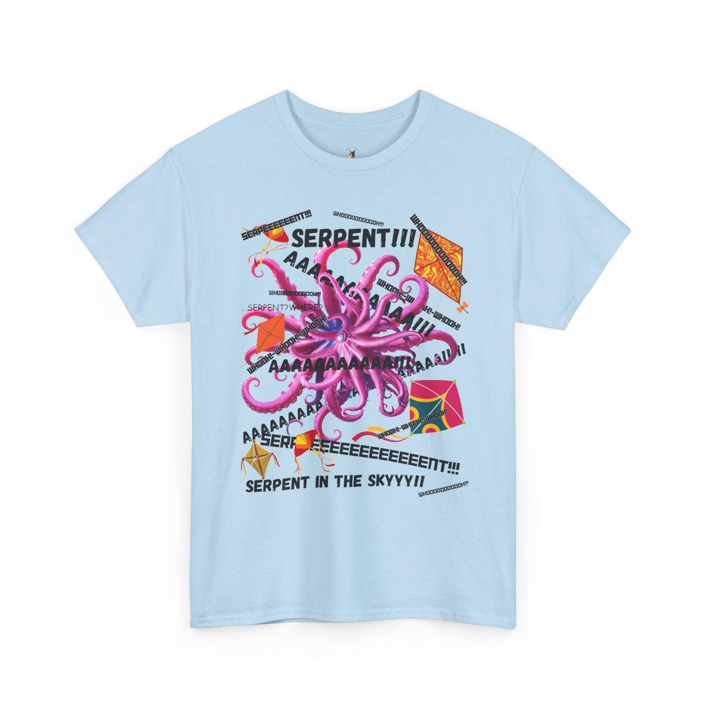 Serpent! Whimsical Octopus Tee, Fun Graphic Tee, Nautical Vibe Shirt, Gift for Sea Lovers, Trendy Unisex Cotton T-Shirt