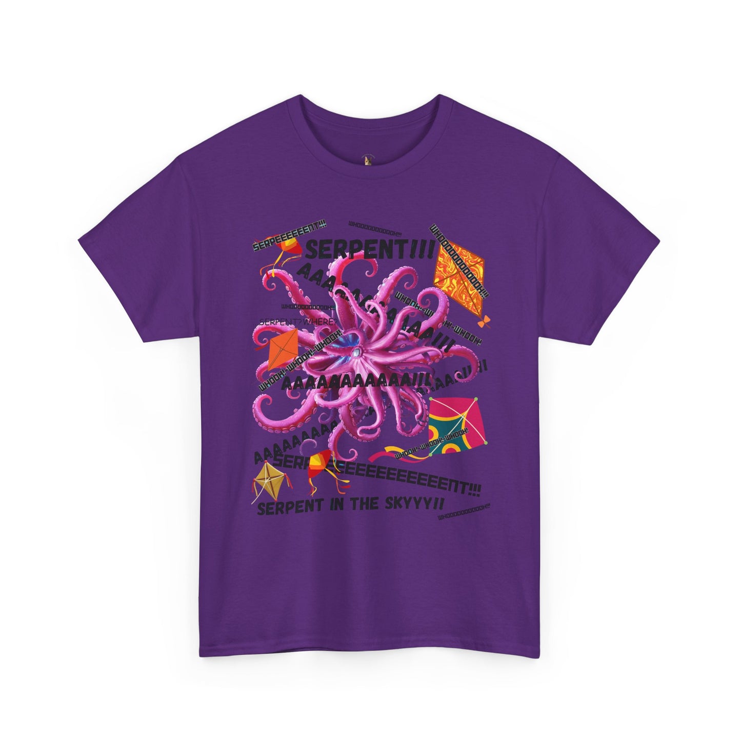 Serpent! Whimsical Octopus Tee, Fun Graphic Tee, Nautical Vibe Shirt, Gift for Sea Lovers, Trendy Unisex Cotton T-Shirt