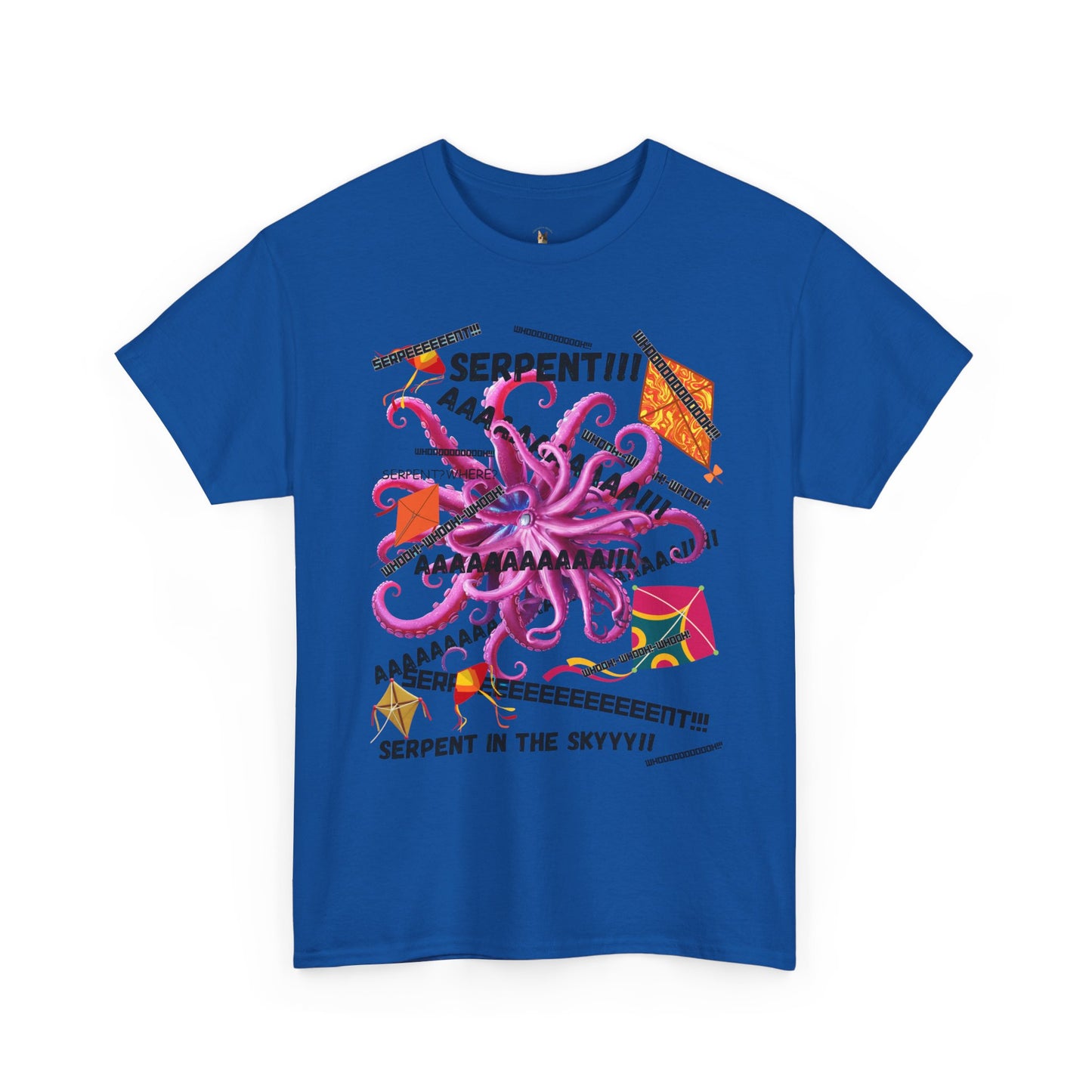 Serpent! Whimsical Octopus Tee, Fun Graphic Tee, Nautical Vibe Shirt, Gift for Sea Lovers, Trendy Unisex Cotton T-Shirt