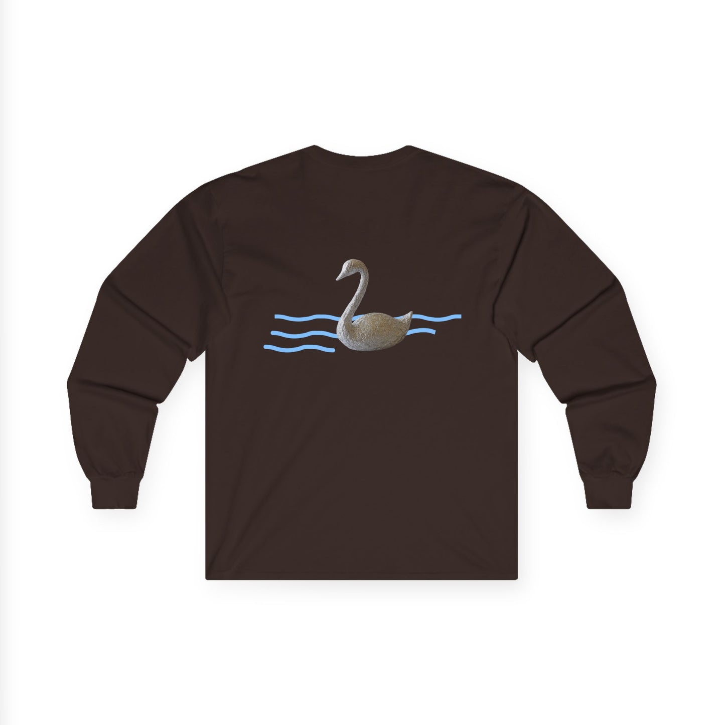 Cillie Swan Long Sleeve\Swan Graphic Long Sleeve Tee for Nature Lovers