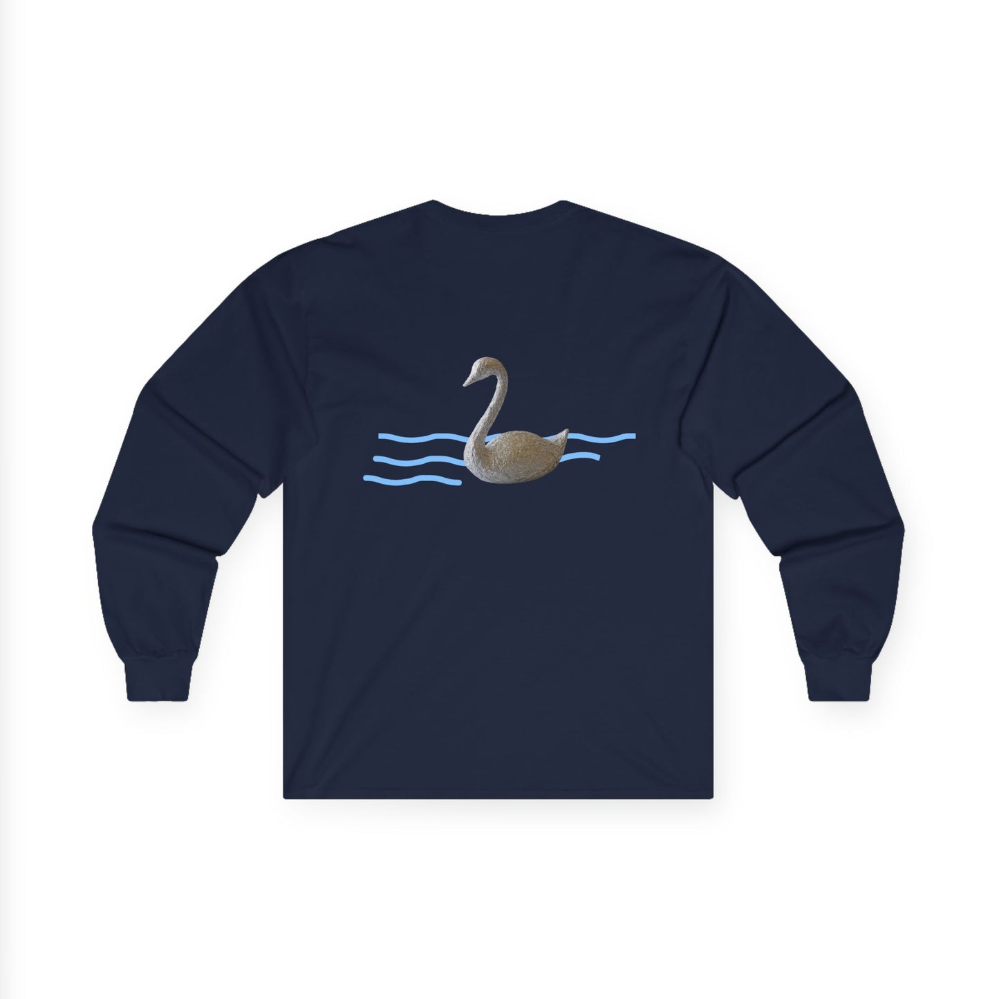 Cillie Swan Long Sleeve\Swan Graphic Long Sleeve Tee for Nature Lovers