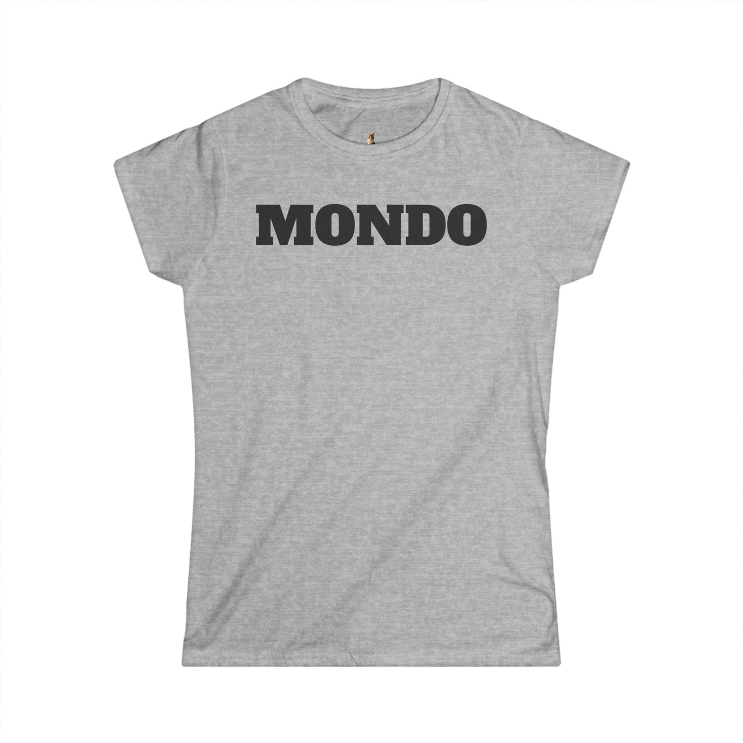 The MONDO Chill Women's Softstyle Tee - Casual Graphic T-Shirt for Everyday Wear, MONDO vibes.