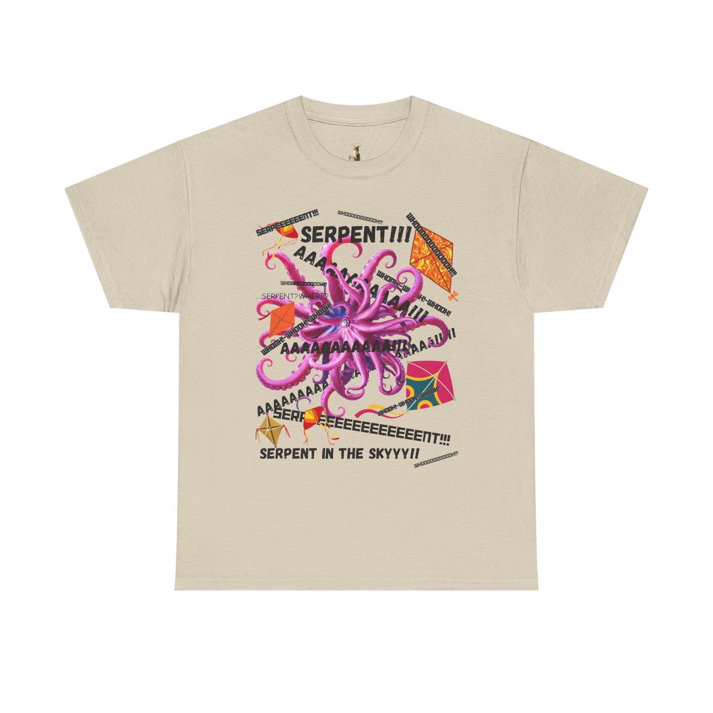 Serpent! Whimsical Octopus Tee, Fun Graphic Tee, Nautical Vibe Shirt, Gift for Sea Lovers, Trendy Unisex Cotton T-Shirt