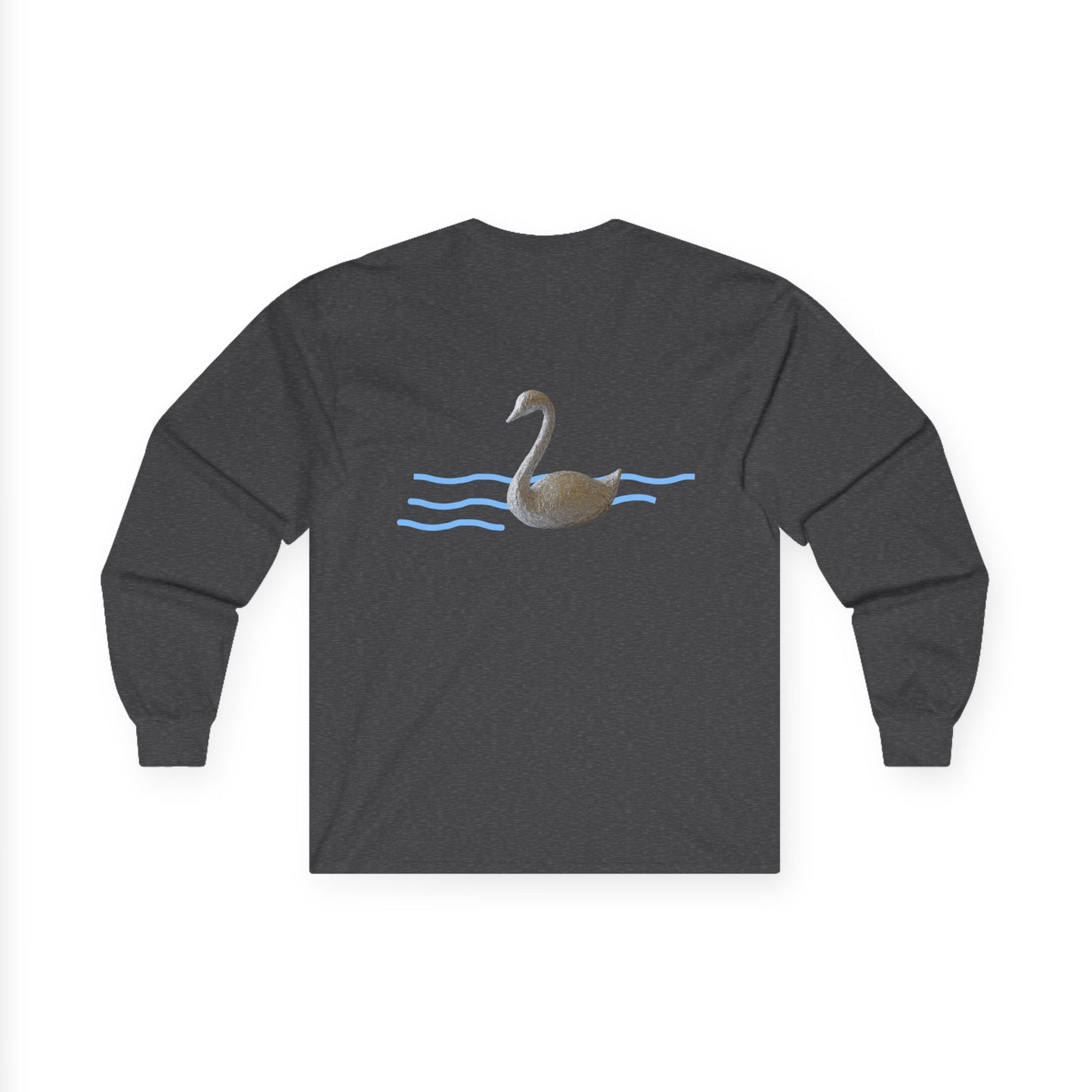 Cillie Swan Long Sleeve\Swan Graphic Long Sleeve Tee for Nature Lovers