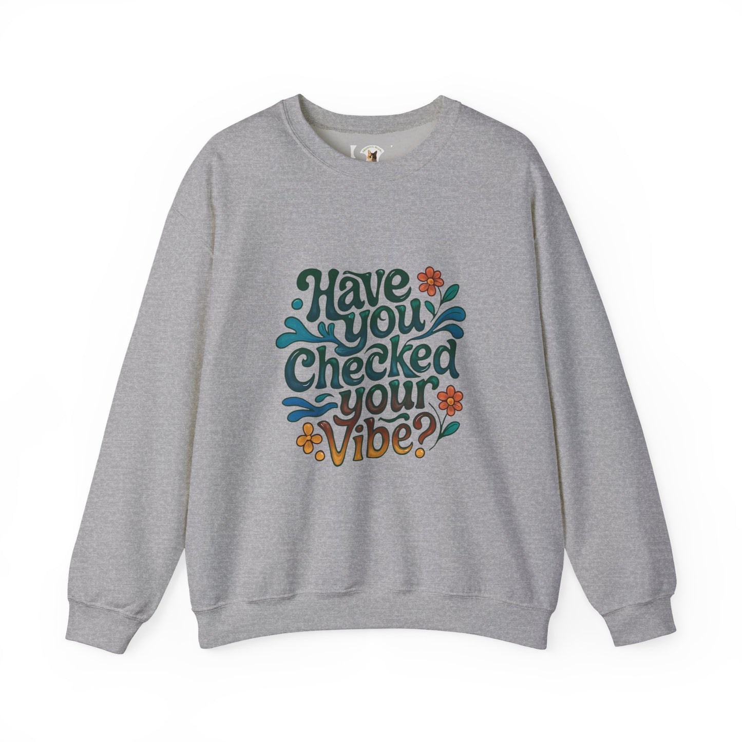 Have You Checked Your Vibe?\Mental Health Awareness\Unisex Heavy Blend™ Crewneck Sweatshirt