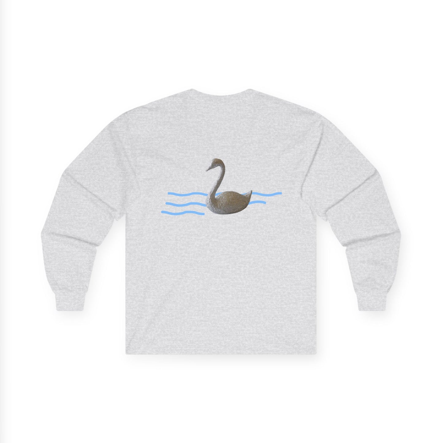 Cillie Swan Long Sleeve\Swan Graphic Long Sleeve Tee for Nature Lovers