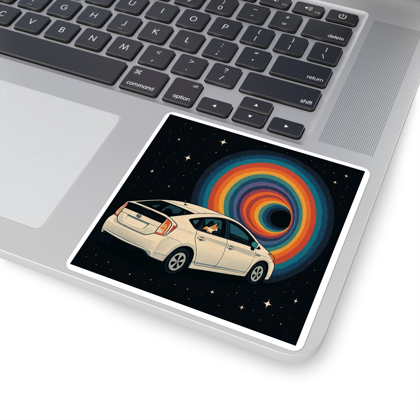 Vibrant Cosmic Square Stickers - Perfect for Laptops, Water Bottles, Gifts, and Decor