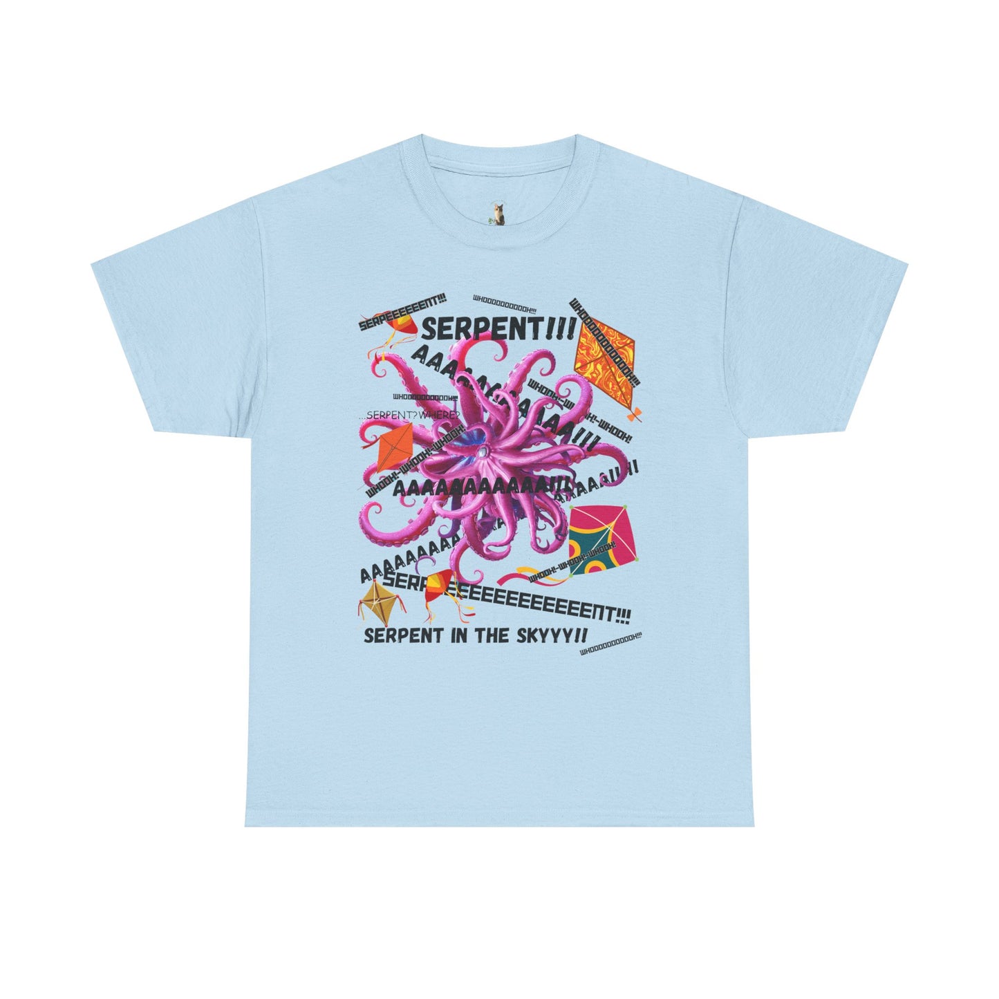 Serpent! Whimsical Octopus Tee, Fun Graphic Tee, Nautical Vibe Shirt, Gift for Sea Lovers, Trendy Unisex Cotton T-Shirt