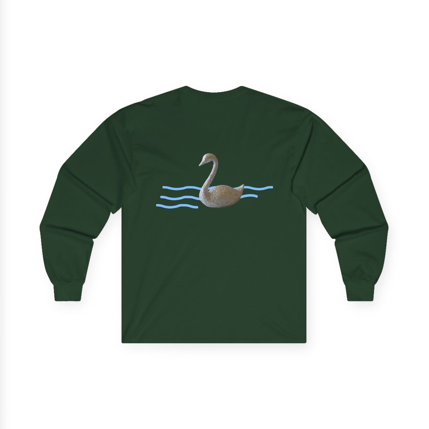 Cillie Swan Long Sleeve\Swan Graphic Long Sleeve Tee for Nature Lovers