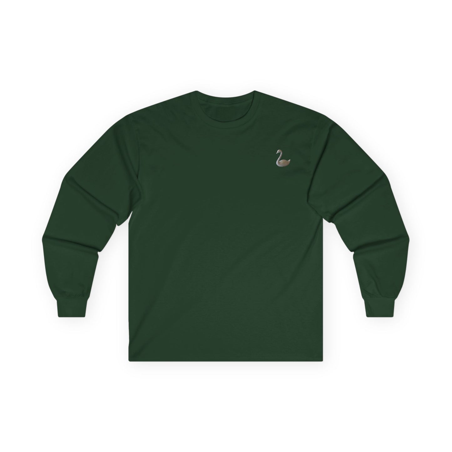 Cillie Swan Long Sleeve\Swan Graphic Long Sleeve Tee for Nature Lovers