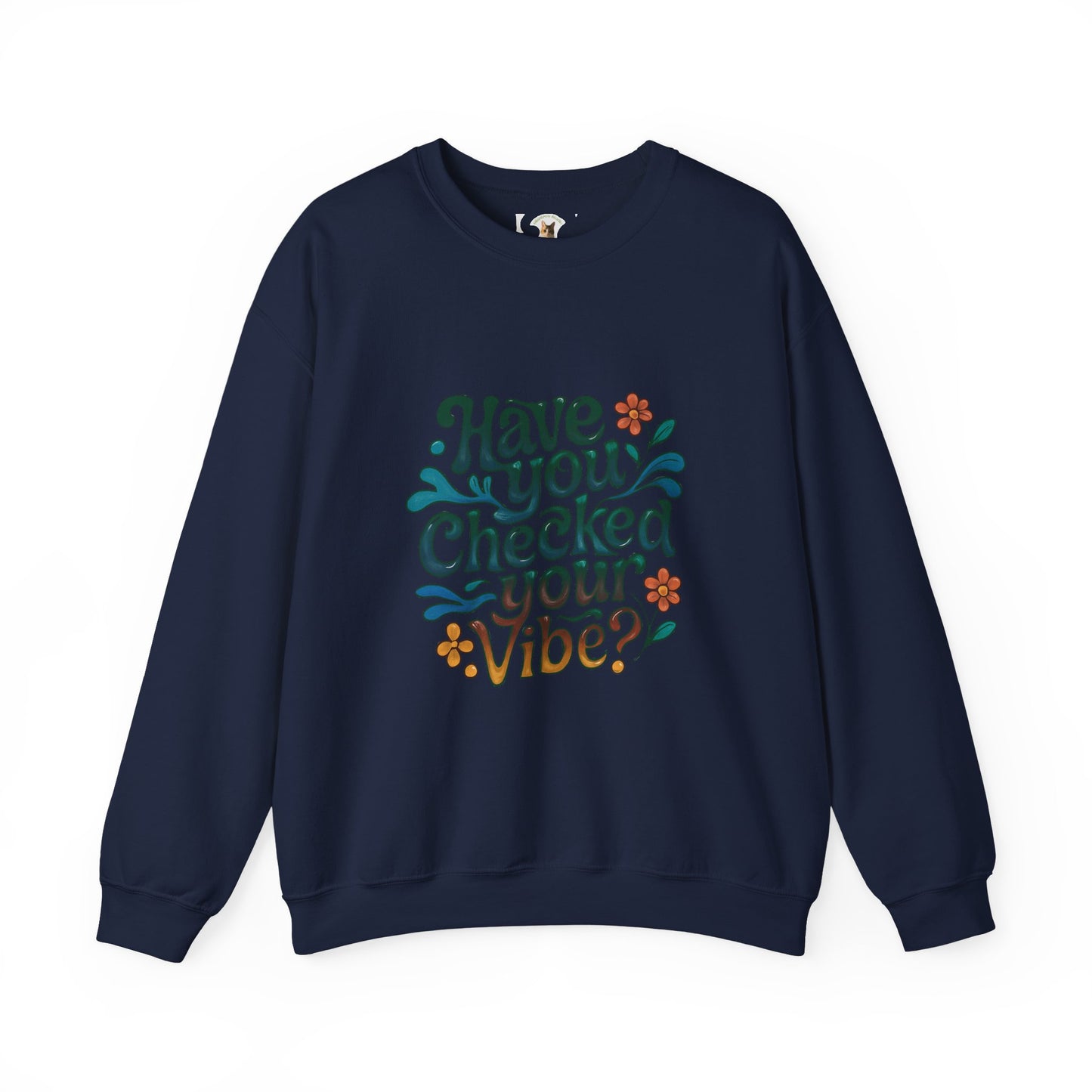 Have You Checked Your Vibe?\Mental Health Awareness\Unisex Heavy Blend™ Crewneck Sweatshirt