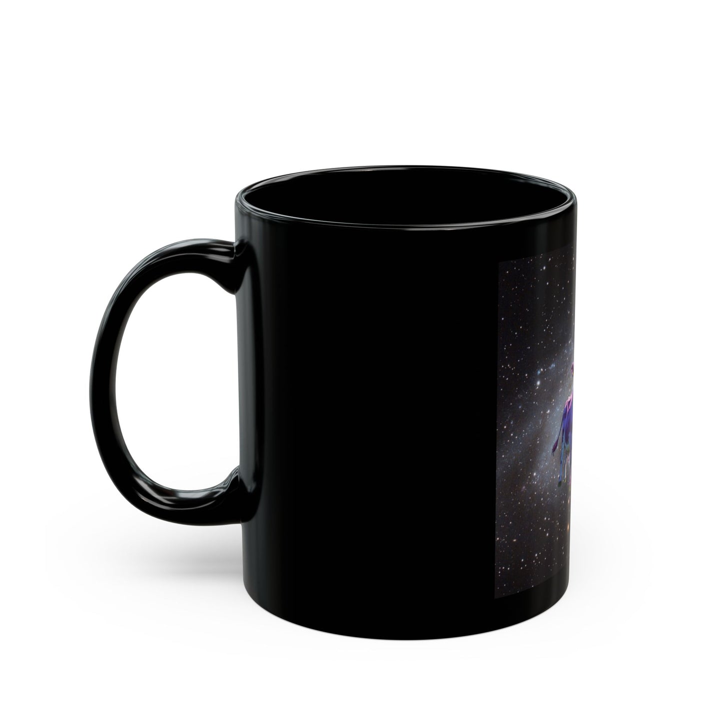 Cosmic Cow Mug, Funny Coffee Cup, Unique Gift for Cow Lovers, Space Theme Mug, Humor in the Kitchen, Perfect for Birthdays