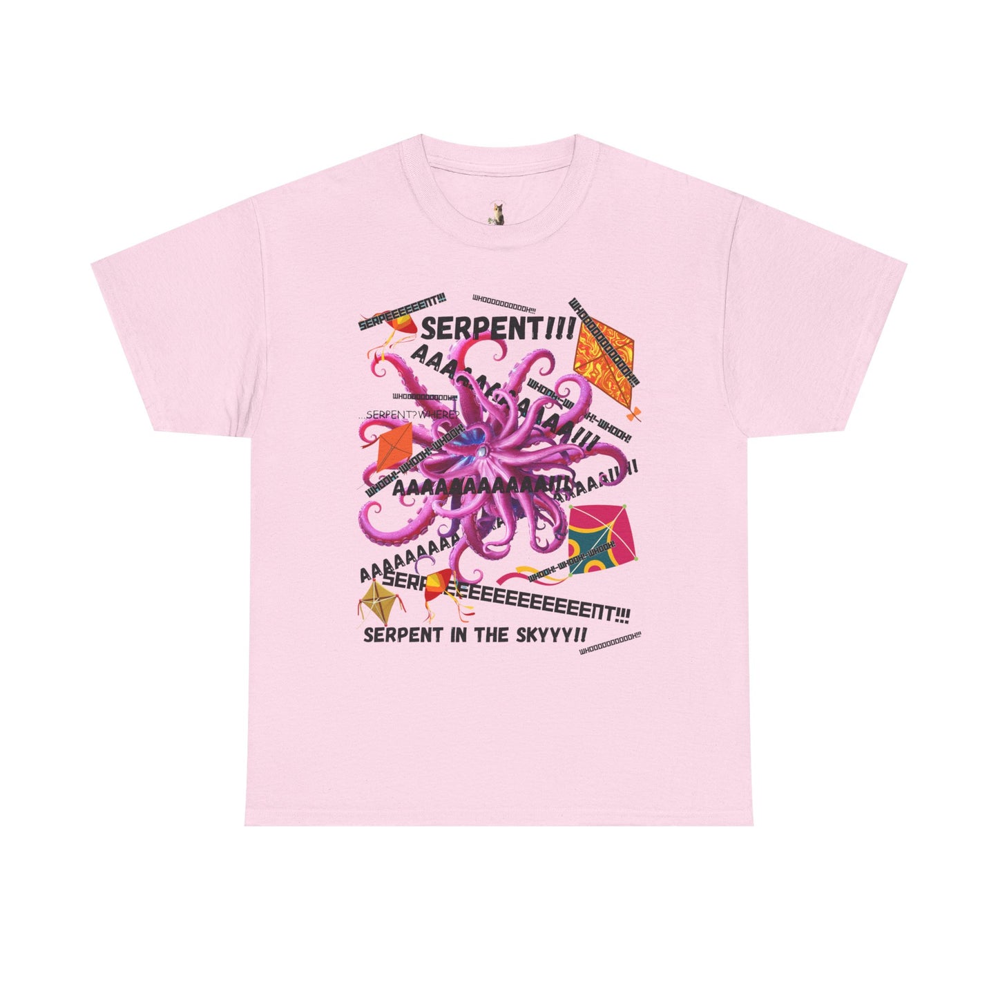 Serpent! Whimsical Octopus Tee, Fun Graphic Tee, Nautical Vibe Shirt, Gift for Sea Lovers, Trendy Unisex Cotton T-Shirt