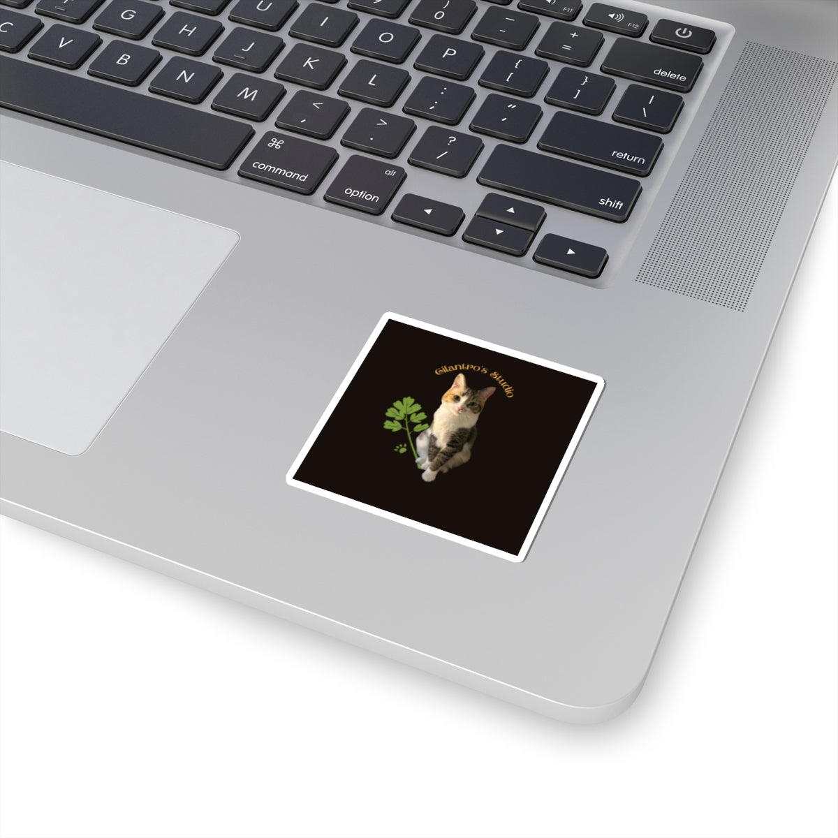 Charming Cat Sticker for Pet Lovers, Laptop Decal, Cute Cat Decor, Custom Animal Sticker, Gift for Cat Owners