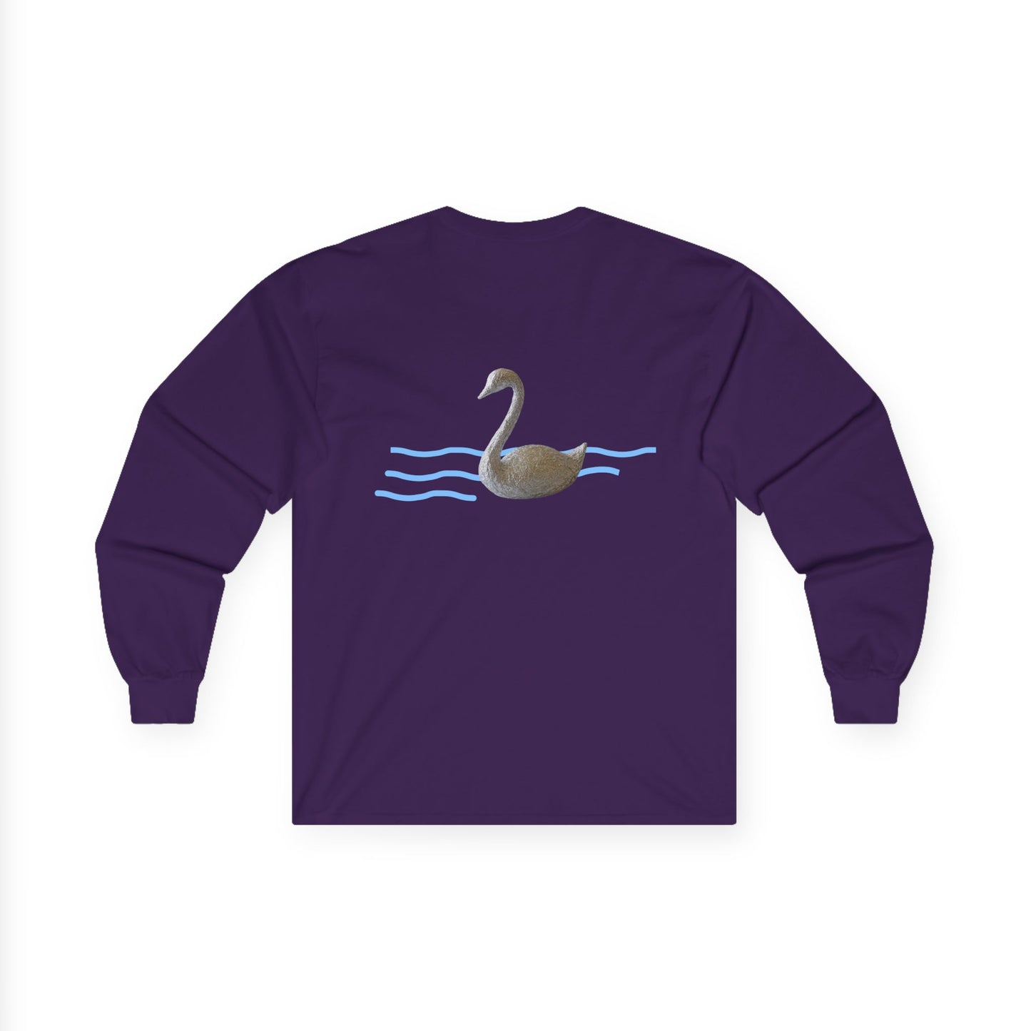 Cillie Swan Long Sleeve\Swan Graphic Long Sleeve Tee for Nature Lovers